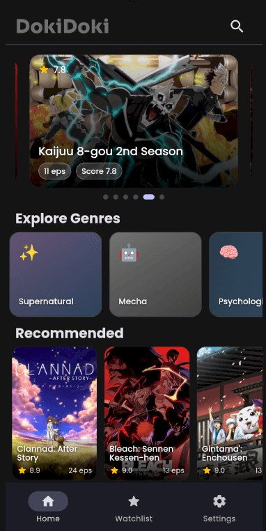DOKIDOKI – Anime Explorer screenshot