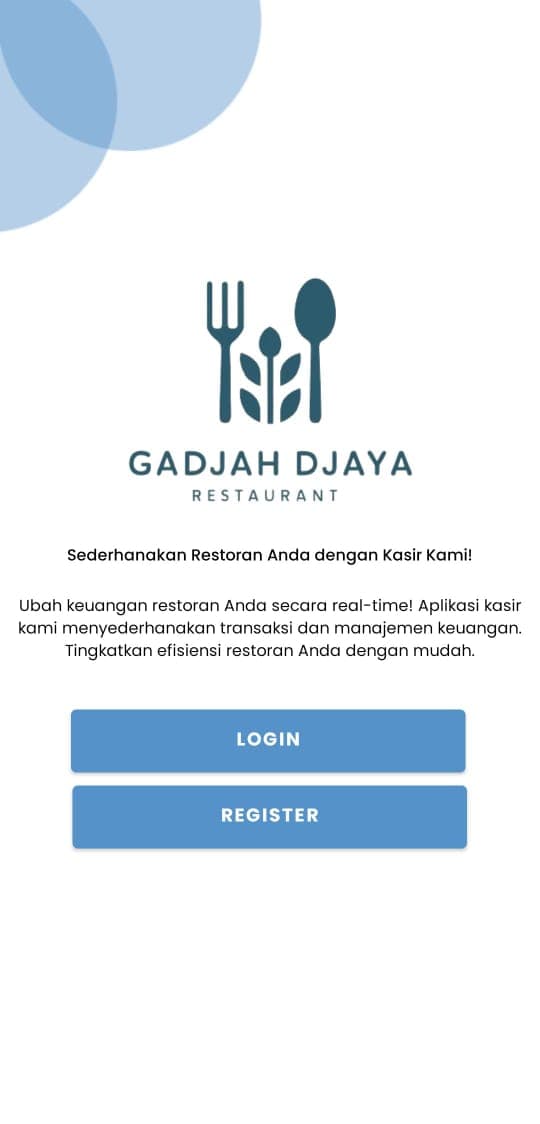GadjahDjaya POS screenshot